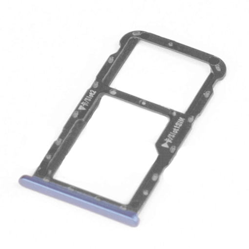 Γνήσια Υποδοχή Κάρτας SIM και SD (SIM Tray) για Huawei Mate 10 Lite 51661GML -Χρώμα: Μπλε