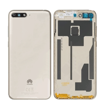 Picture of Original Back Cover with Camera Lens for Huawei Y6 2018 97070TXW - Color: Gold