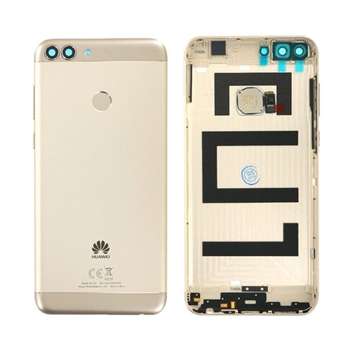 Γνήσιο Πίσω Καπάκι με Δακτυλικό Αποτύπωμα και Τζαμάκι Κάμερας για Huawei P Smart 02351TEE - Χρώμα: Χρυσό