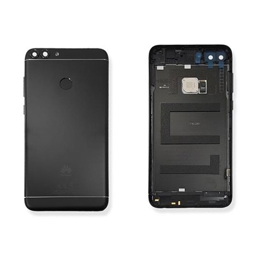 Γνήσιο Πίσω Καπάκι με Δακτυλικό Αποτύπωμα και Τζαμάκι Κάμερας για Huawei P Smart 02351TEF - Χρώμα: Μαύρο