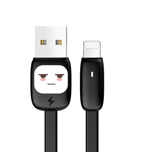 Picture of USAMS U7 US-SJ232 Charging Cable Lightning to USB 1M - Color: Black