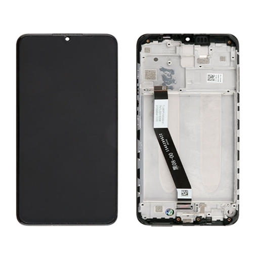 Γνήσια Οθόνη LCD με Μηχανισμό Αφής και Πλαίσιο Xiaomi Redmi 9 5600050J1900 (Service Pack) - Χρώμα: Μαύρο