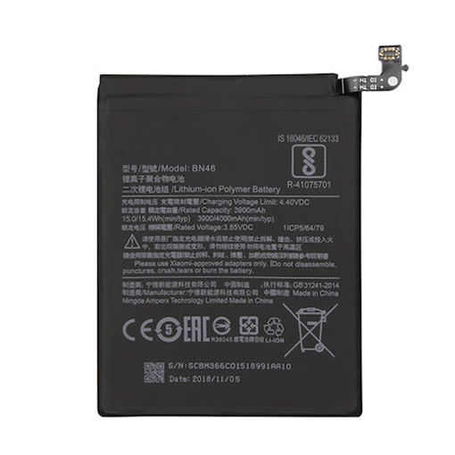 Μπαταρία Συμβατή με Xiaomi Redmi Note 8 / 8T / Redmi 7 BN46   - 4000mAh bulk