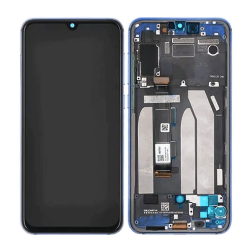 Γνήσια Οθόνη LCD με Μηχανισμό Αφής και Πλαίσιο για Xiaomi Mi 9 SE 5610100210B6 (Service Pack) - Χρώμα: Μπλε