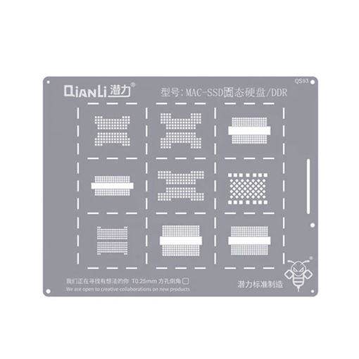 Qianli QS93 Stencil για Mac SSD / DDR