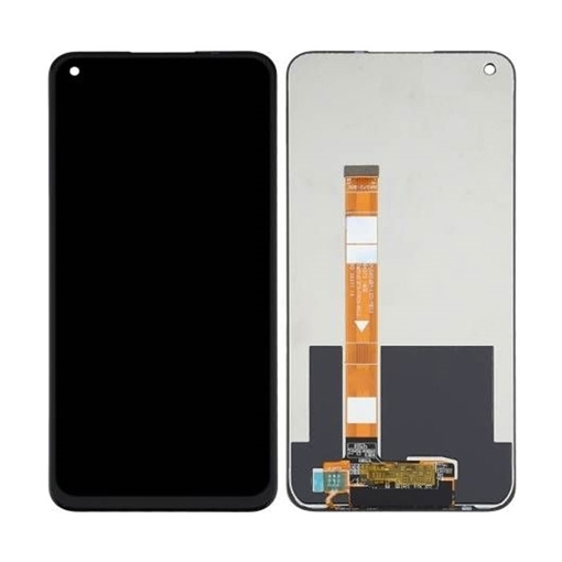 Οθόνη LCD με Μηχανισμό Αφής για Realme 7i (κάμερα αριστερά) - Χρώμα: Μαύρο