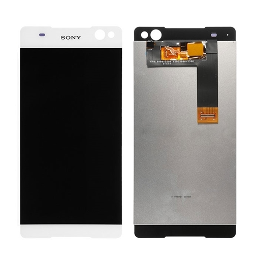 Οθόνη LCD με Μηχανισμό Αφής για Sony Xperia C5 Ultra (E5533) - Χρώμα: Λευκό