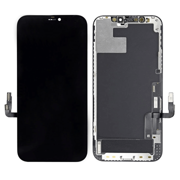 Εικόνα της ZY Incell Οθόνη LCD με Μηχανισμό Αφής για iPhone 12/12 Pro - Χρώμα: Μαύρο