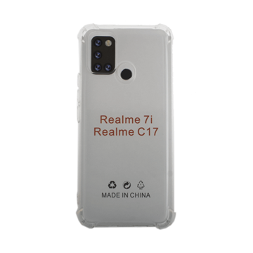 Picture of Silicone Case Anti Shock 1.5mm for Realme 7i  - Color: Clear