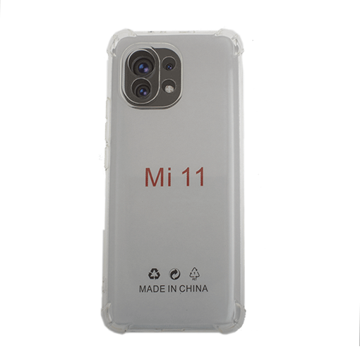 Θήκη Πλάτης Σιλικόνης Anti Shock 1.5mm για Xiaomi Mi 11  - Χρώμα: Διαφανές