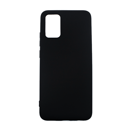 Θήκη Πλάτης Σιλικόνης Soft Back Cover για Samsung Galaxy A02S - Χρώμα: Μαύρο