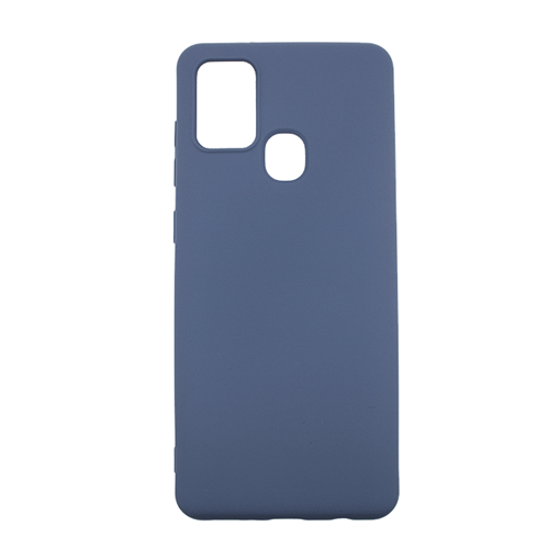 Picture of Silicone Case Soft Back Cover for Samsung A21S 4G A217F - Color: Light Blue