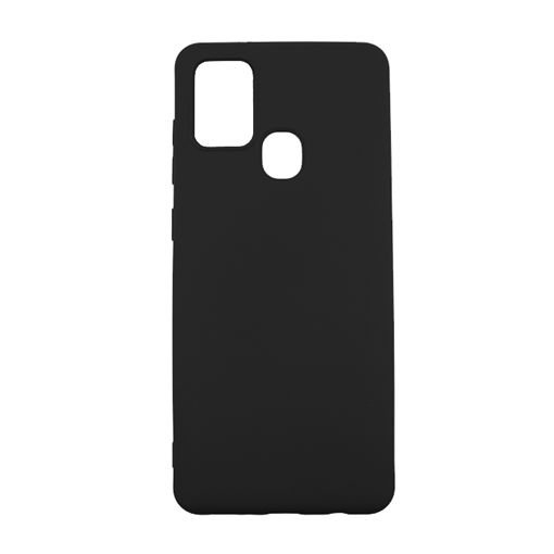 Θήκη Πλάτης Σιλικόνης Soft Back Cover για Samsung A21S 4G A217F - Χρώμα: Μαύρο