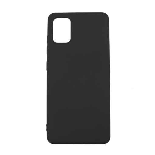 Θήκη Πλάτης Σιλικόνης Soft Back Cover για Samsung A51 4G A515F - Χρώμα: Μαύρο