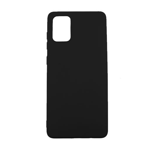 Θήκη Πλάτης Σιλικόνης Soft Back Cover για Samsung A71 4G A715F - Χρώμα: Μαύρο
