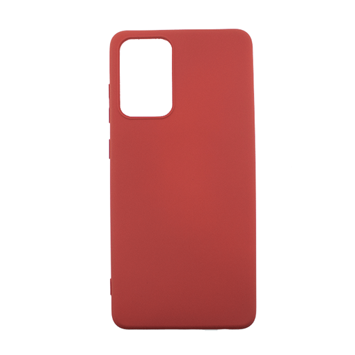 Θήκη Πλάτης Σιλικόνης Soft Back Cover για Samsung A72 4G A725F - Χρώμα: Κόκκινο
