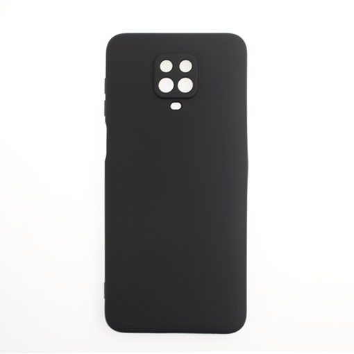 Θήκη Πλάτης Σιλικόνης Soft Back Cover για Xiaomi Redmi Note 9 Pro - Χρώμα: Μαύρο
