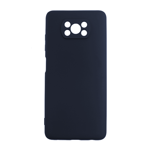 Θήκη Πλάτης Σιλικόνης Soft Back Cover για Xiaomi POCO X3 PRO  - Χρώμα: Σκούρο Μπλέ