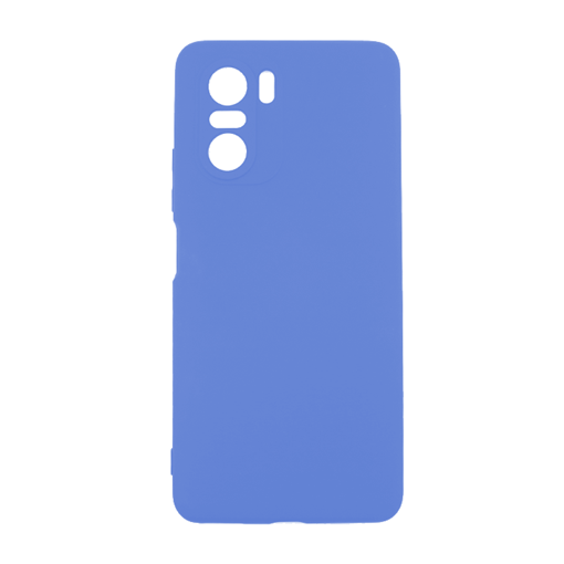 Picture of Silicone Case Soft Back Cover for Xiaomi POCO F3  - Color: Light Blue