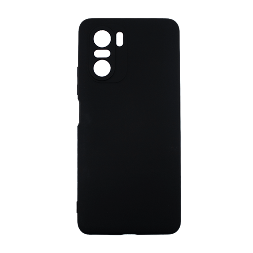 Θήκη Πλάτης Σιλικόνης Soft Back Cover για Xiaomi POCO F3  - Χρώμα: Μαύρο