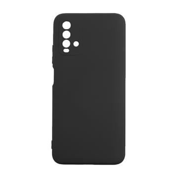 Picture of Silicone Case Soft Back Cover for Xiaomi Redmi 9T - Color: Black
