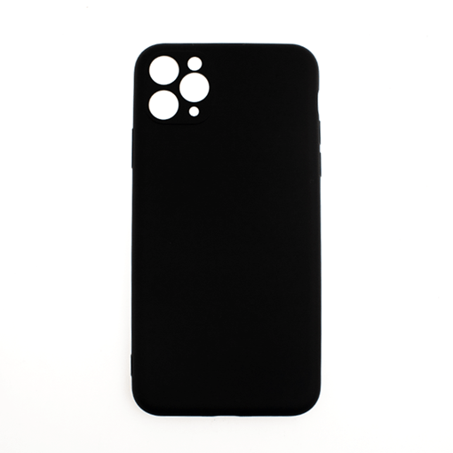 Θήκη Πλάτης Σιλικόνης Soft Back Cover για iPhone 11 Pro Max - Χρώμα: Μαύρο