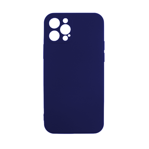 Θήκη Πλάτης Σιλικόνης Soft Back Cover για iPhone 13 Pro - Χρώμα: Σκούρο Μπλέ