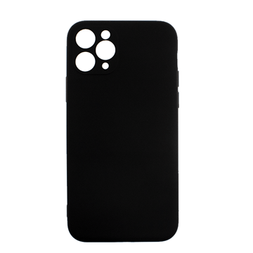 Εικόνα της Θήκη Πλάτης Σιλικόνης Soft Back Cover για iPhone 11 Pro  - Χρώμα: Μαύρο