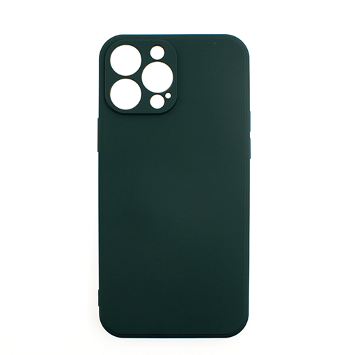 Θήκη Πλάτης Σιλικόνης Soft Back Cover για iPhone 13 Pro Max - Χρώμα: Πράσινο