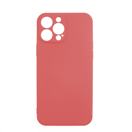 Θήκη Πλάτης Σιλικόνης Soft Back Cover για iPhone 13 Pro Max - Χρώμα: Κόκκινο