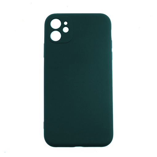Θήκη Πλάτης Σιλικόνης Soft Back Cover για iPhone 11  - Χρώμα: Πράσινο