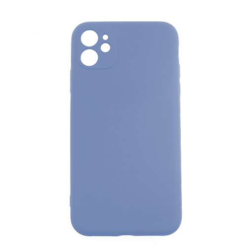 Θήκη Πλάτης Σιλικόνης Soft Back Cover για iPhone 11  - Χρώμα: Απαλό Μπλέ