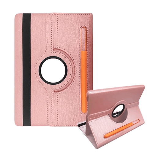 Picture of Case Rotating 360 Stand with pencil Case for Samsung Galaxy Wifi Tab S6 Lite 10.4 P610 / P615 - Color: Rose-Gold