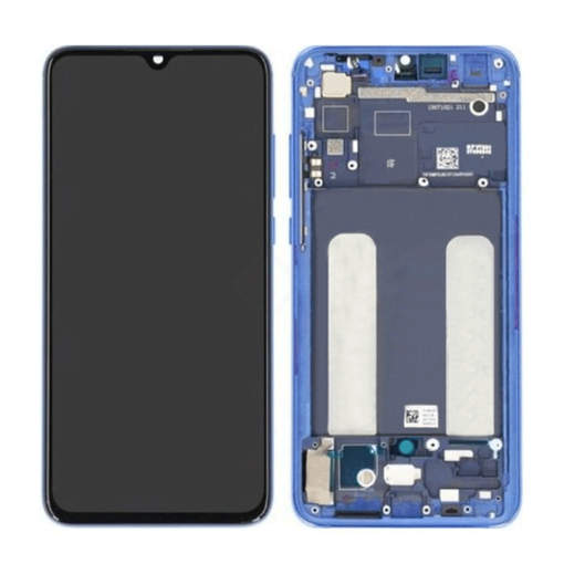 Picture of Display Unit with Frame for Xiaomi Mi 9 Lite 561010033033 (Service Pack) - Color: Blue