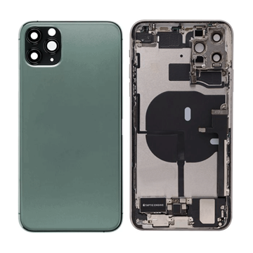 Picture of Back Cover with Middle Frame and Flex (Housing) for Apple iPhone 11 Pro Max - Color: Green