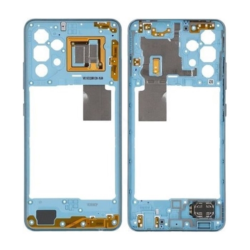 Μεσαίο Πλαίσιο με Καλωδιοταινία Middle Frame with Flex για Samsung Galaxy A32 4G A325 - Χρώμα: Μπλε