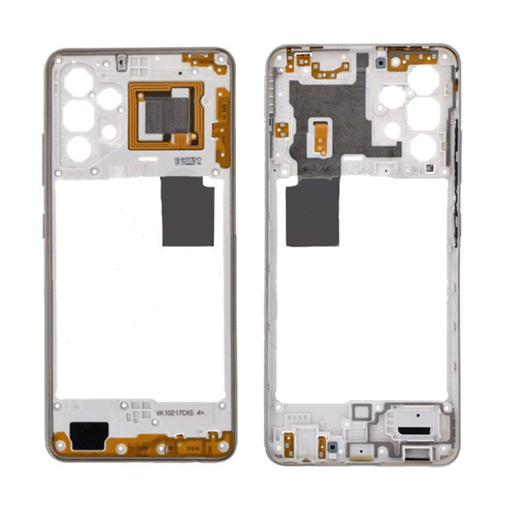 Μεσαίο Πλαίσιο με Καλωδιοταινία Middle Frame with Flex για Samsung Galaxy A32 4G A325 - Χρώμα: Λευκό