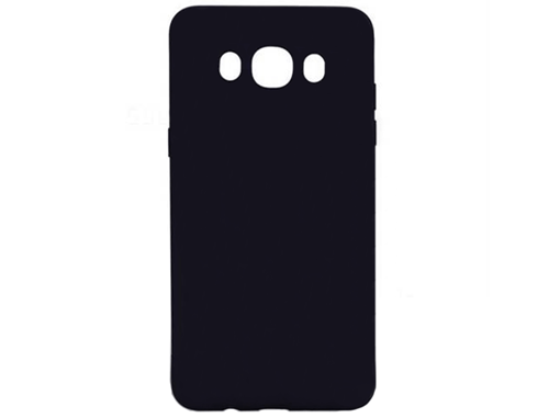 Θήκη Πλάτης Σιλικόνης Back Cover για Samsung J710 Galaxy J7 2016 - Χρώμα: Μαύρο