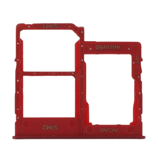 Picture of Dual SIM and SD (SIM Tray) for Samsung Galaxy A41 A415 - Color: Red