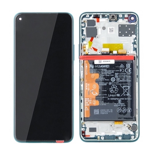 Picture of Original LCD Complete with Frame and Battery for Huawei P40 Lite 5G (Service Pack) 02353SUP - Color: Green