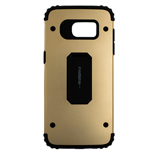 Θήκη Motomo Shockproof Metal για Samsung G935 Galaxy S7 Edge - Χρώμα: Χρυσό