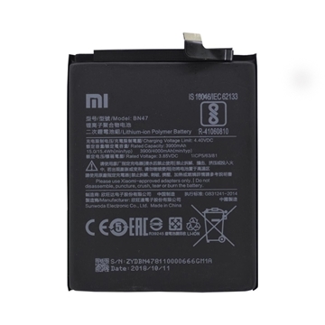 Picture of Μπαταρία Συμβατή για Xiaomi BN47 Mi A2 Lite/Redmi 6 Pro - 4000mAh