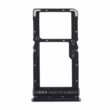 Picture of Dual SIM Tray for Xiaomi Poco M3 Pro 5G - Color: Black