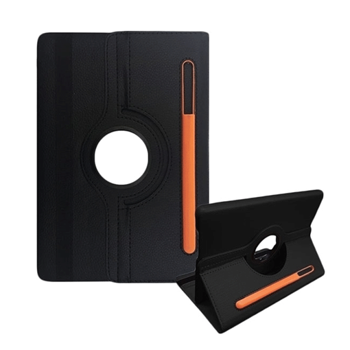 Picture of Rotating Case With Stands for Samsung T590/T595 Galaxy Tab A 10.5 - Color: Black