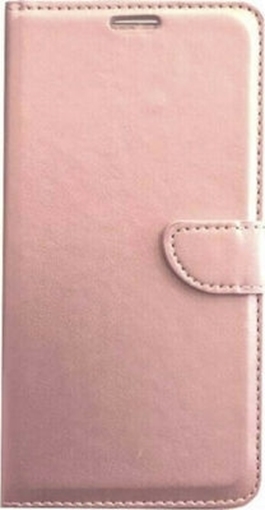Picture of Leather Book Case with Clip for Huawei P Smart S - Color: Pink