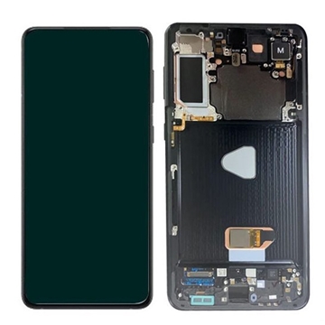 Picture of Original LCD Complete with Frame for  Samsung Galaxy S21+ Plus (G996B) GH82-27268A -Colour: Black