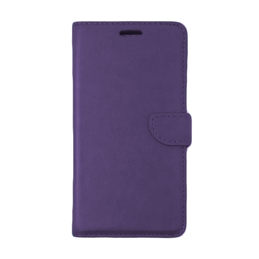 Picture of Leather Book Case with Clip For Huawei Y630  - Color : Purple