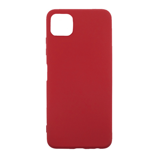Θήκη Πλάτης Σιλικόνης Matte Back Cover για Samsung A226B Galaxy A22 5G - Χρώμα: Κόκκινο