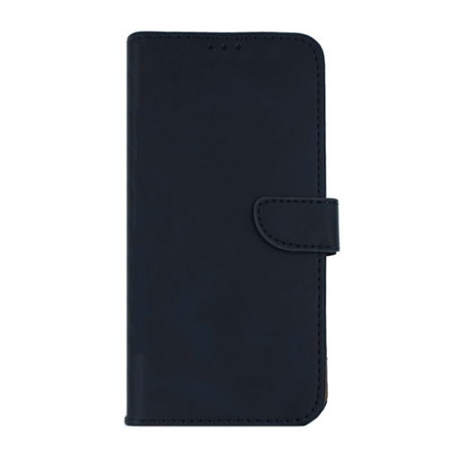 Θήκη Βιβλίο Stand Leather Wallet with Clip για LG Q6 - Χρώμα: Μπλε