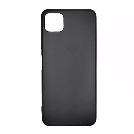 Θήκη Πλάτης Σιλικόνης Matte Back Cover για Samsung A226B Galaxy A22 5G - Χρώμα: Μαύρο